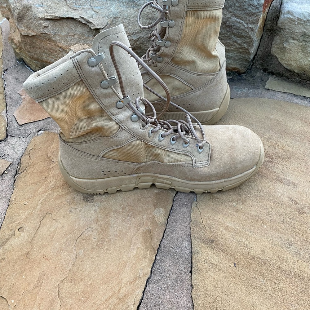 Men’s Rocky Tan Boots. 10.5 W. Some discoloration. See photos. No box